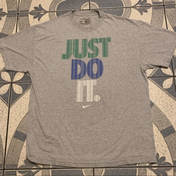 Nike Other - Nike Just Do It Sneaker Tread Spellout Tee Sz XL